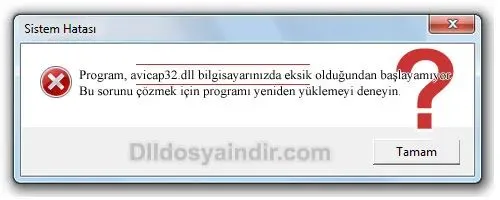 avicap32.dll hatası