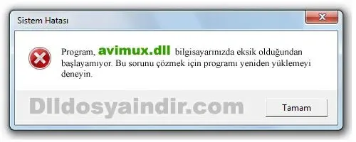 avimux.dll hatası