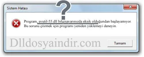avutil-55.dll hatası