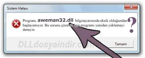 aweman32.dll hatası