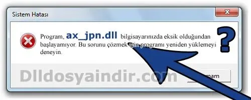 ax_jpn.dll hatası