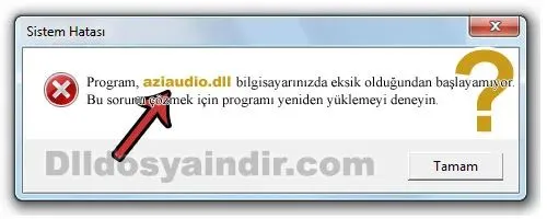 aziaudio.dll hatası