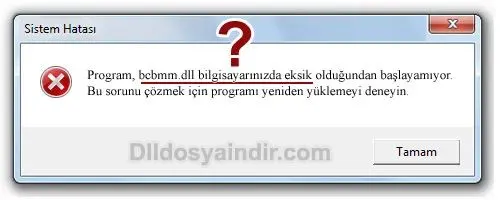 bcbmm.dll hatası