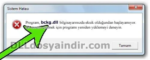 bckg.dll hatası