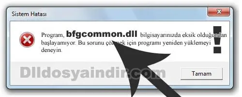 bfgcommon.dll hatası