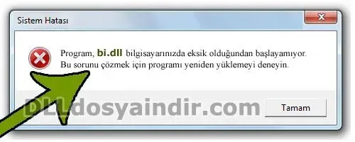 bi.dll hatası