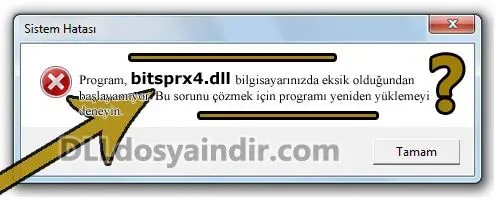 bitsprx4.dll hatası