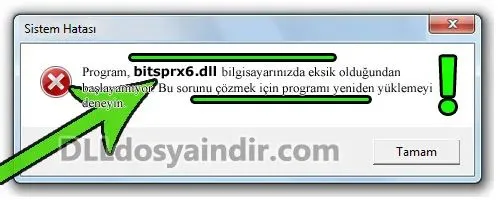 bitsprx6.dll hatası