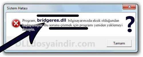 bridgeres.dll hatası