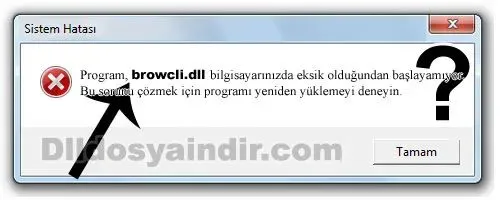 browcli.dll hatası