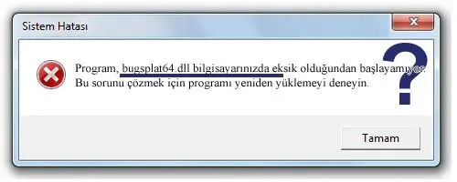 bugsplat64.dll hatası