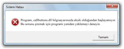 callbuttons.dll hatası