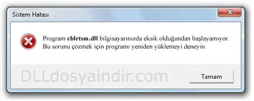 cblrtsm.dll hatası
