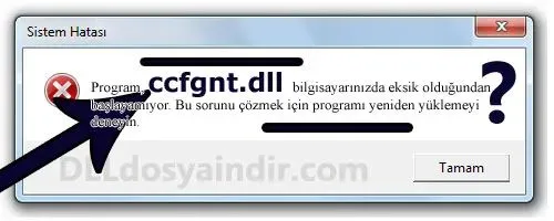 ccfgnt.dll hatası
