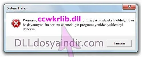 ccwkrlib.dll hatası
