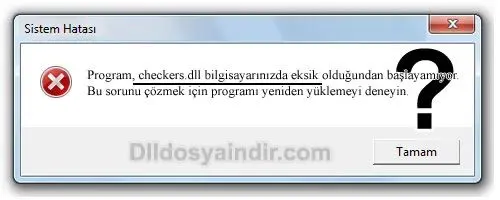checkers.dll hatası
