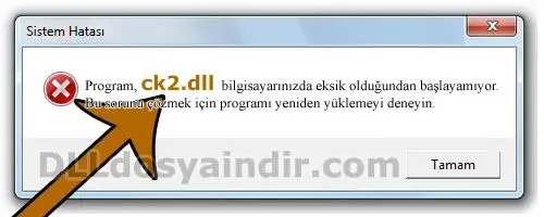 ck2.dll Hata Görüntüsü