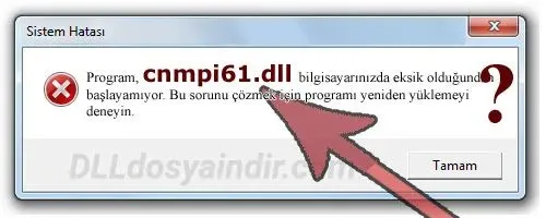 cnmpi61.dll hatası