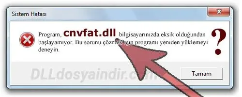 cnvfat.dll hatası