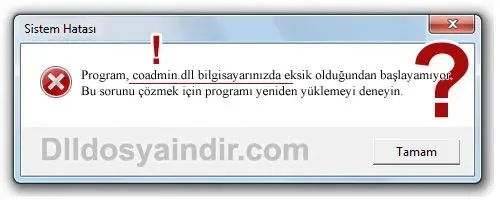 coadmin.dll hatası