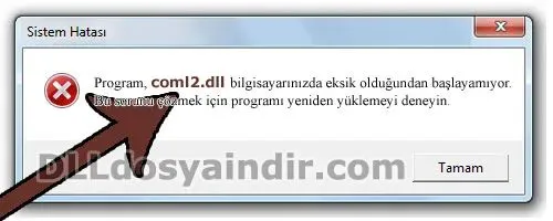 coml2.dll hatası