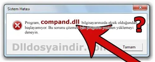 compand.dll Hata Görüntüsü
