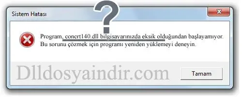 concrt140.dll hatası
