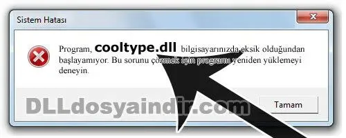cooltype.dll hatası