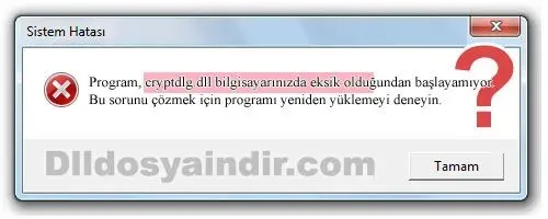 cryptdlg.dll hatası