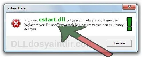 cstart.dll hatası