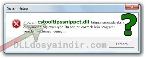 cstooltipssnippet.dll hatası