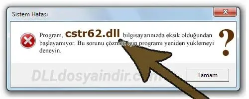 cstr62.dll hatası