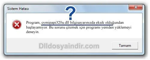 cymipapi320u.dll hatası