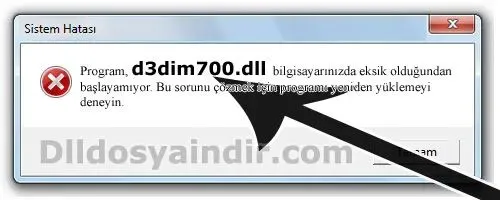 d3dim700.dll hatası