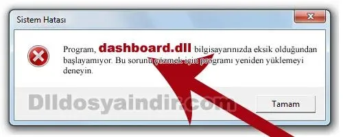 dashboard.dll hatası