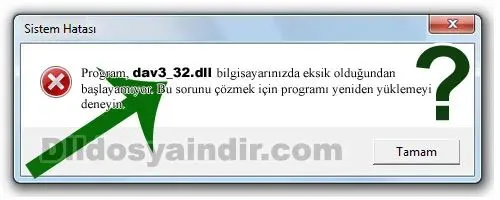 dav3_32.dll hatası