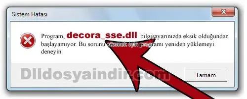 decora_sse.dll hatası