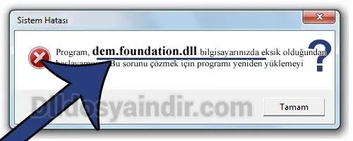 dem.foundation.dll hatası
