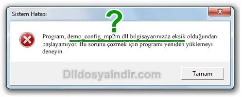 demo_config_mp2m.dll hatası