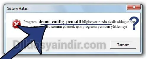 demo_config_pcm.dll hatası