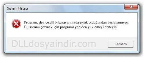 device.dll hatası