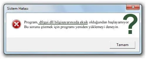 dfrgui.dll hatası