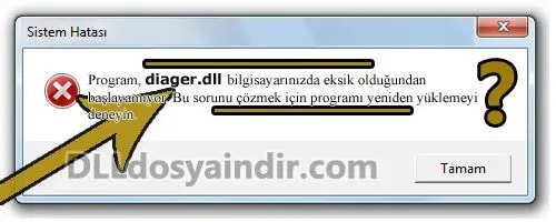 diager.dll hatası