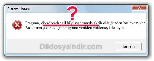 divxdecoder.dll hatası