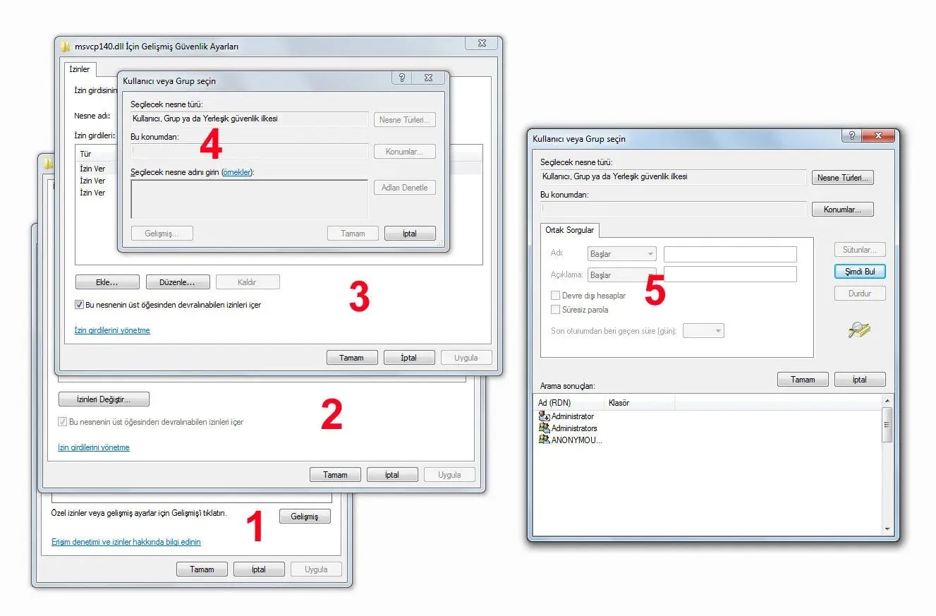 dll-islem-sirasinda-trustedinstaller-alanlar-icin-islemler