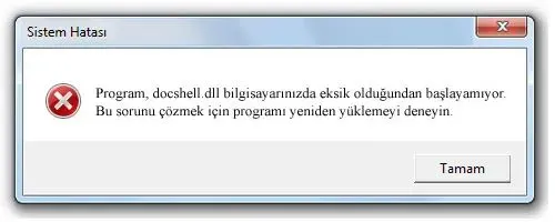 docshell.dll hatası