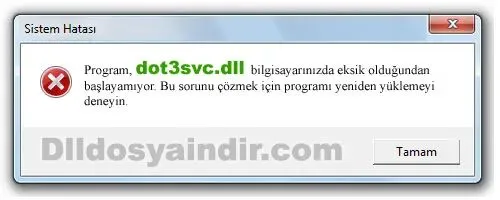 dot3svc.dll hatası