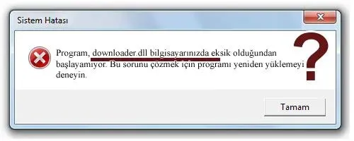 downloader.dll hatası