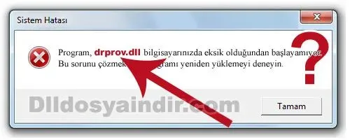 drprov.dll hatası