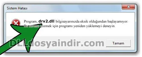 drv2.dll hatası